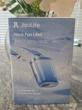Jisulife Neck Fan Life5 - Blue Portable Neck Fan